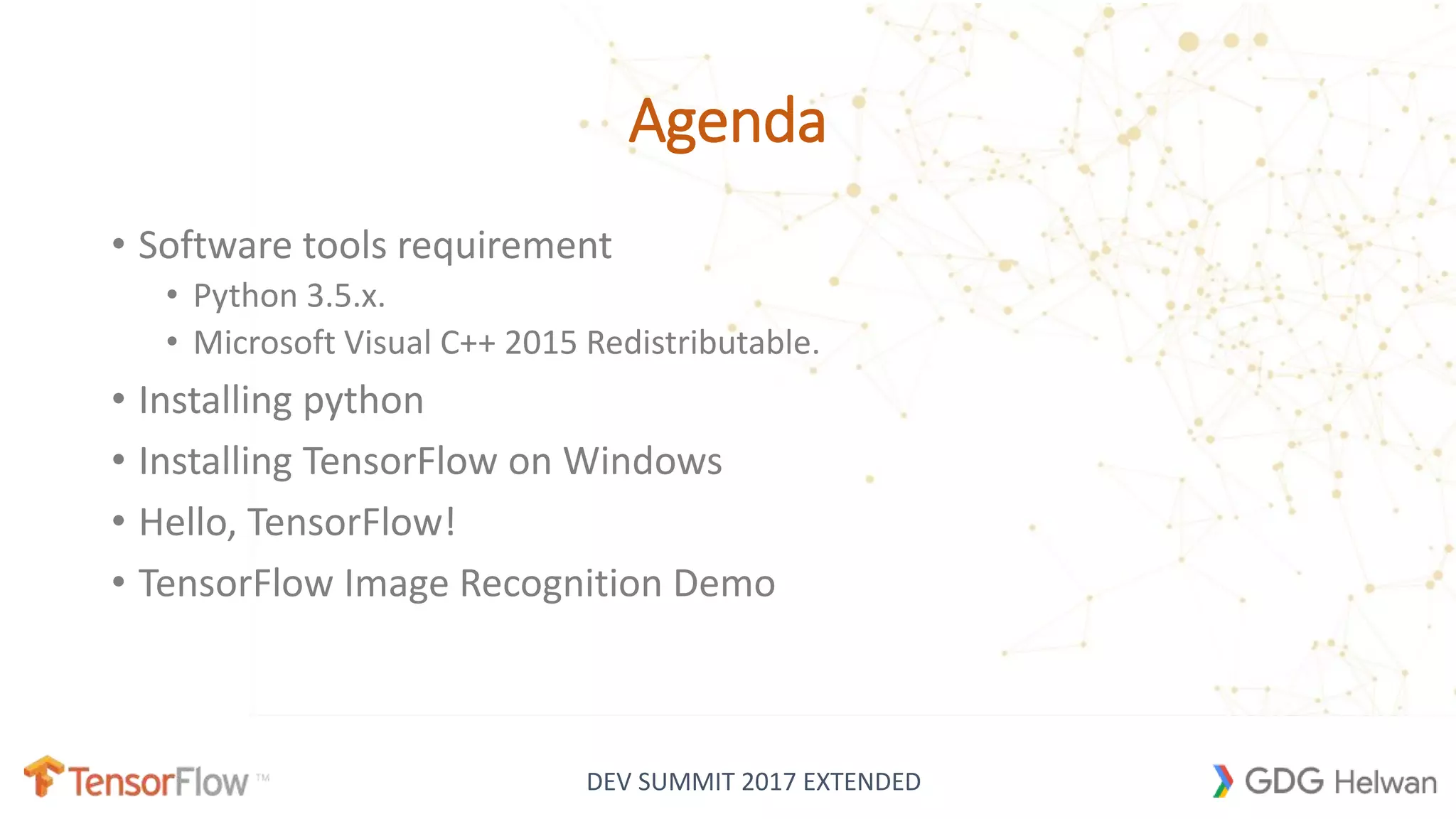Tensorflow windows installation | PPTX