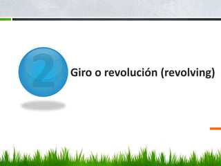 Giro o revolución (revolving)
 