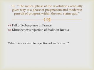 Ten steps of revolution | PPTX