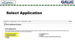 Select Application 
