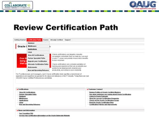 Review Certification Path 