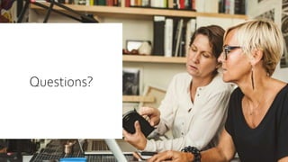 Questions?
 