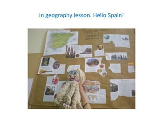 In geography lesson. Hello Spain!
 