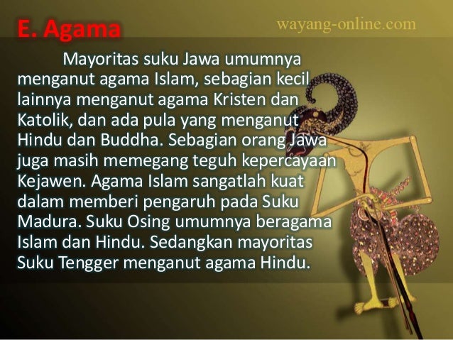 Tentang Jawa  Timur  About East Java 