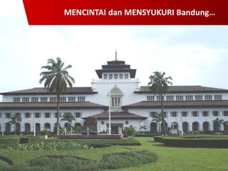 MENCINTAI dan MENSYUKURI Bandung…

 