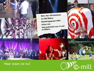 Waar staan we nu? 
©-mill Heerlen 
 