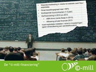 De “©-mill-financiering” 
 