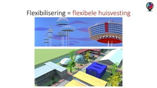 Flexibilisering = flexibele huisvesting 
 