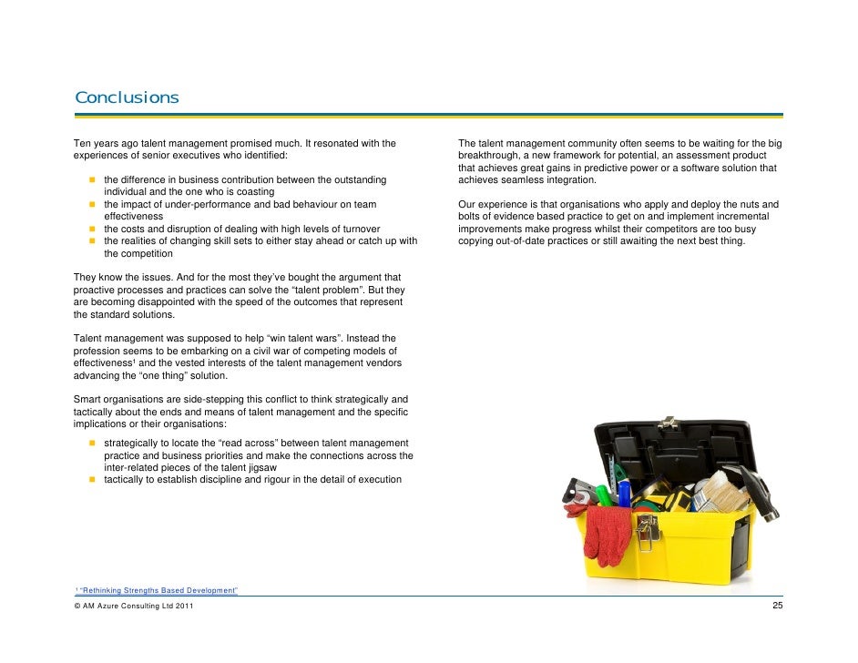ten templates for talent management