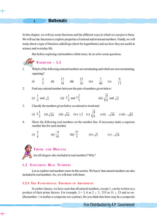 Tenth Class State Syllabus Text Book Em Ap Ts Mathematics