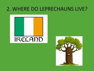 2. WHERE DO LEPRECHAUNS LIVE?
 