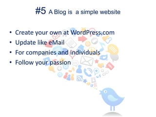 Blogging is as easy as sending emailBlog