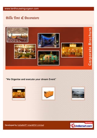 "We Organise and execute your dream Event"
 