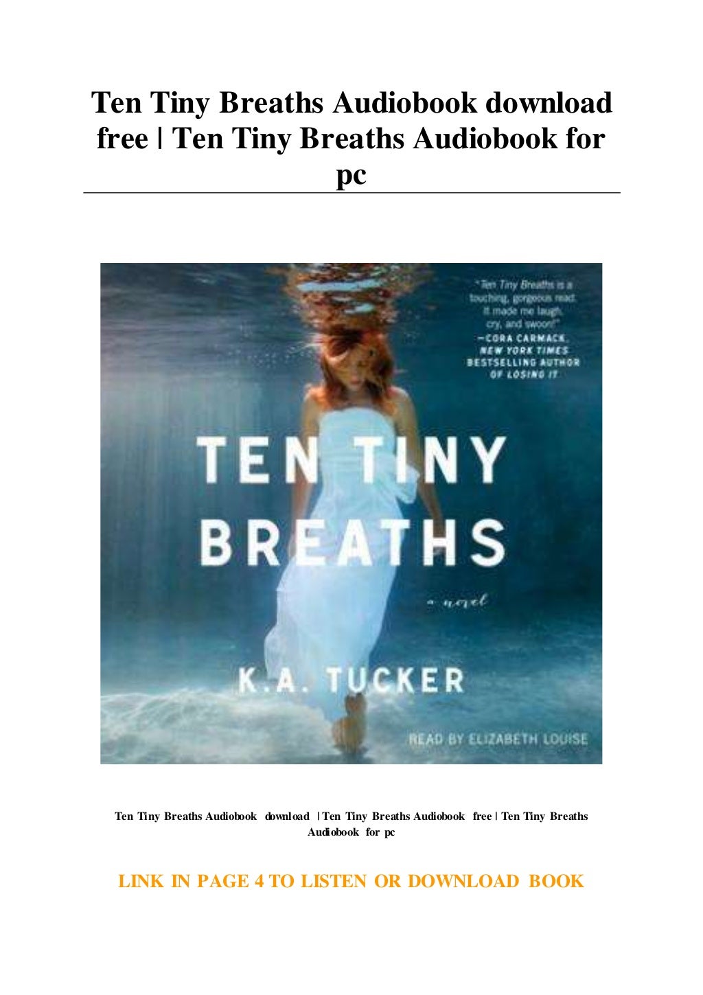 ten tiny breaths book ten tiny breaths book
