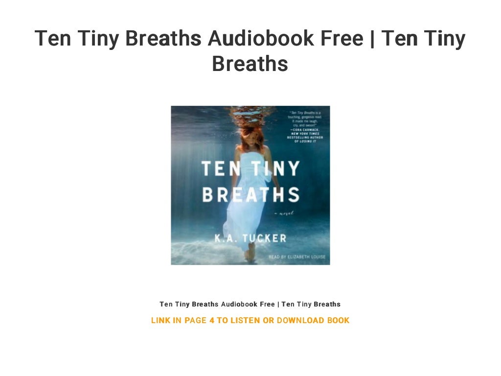 ten tiny breaths ten tiny breaths