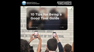 Ten Tips for Being a Good Tour Guide