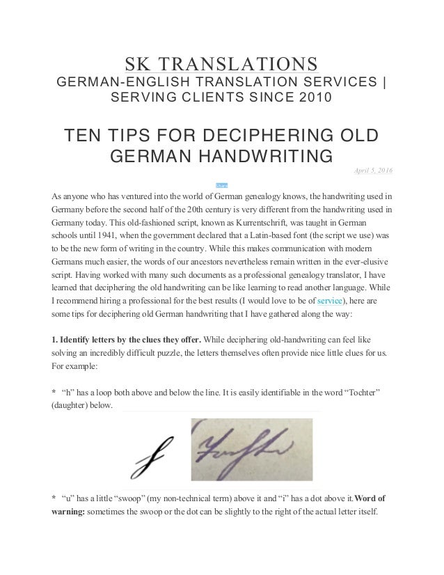 Sk Translations German English Translation Services Serving Clients Since Ten Tips For Deciphering Sk Translations German English Translation Services Serving Clients Since Ten Tips For Deciphering