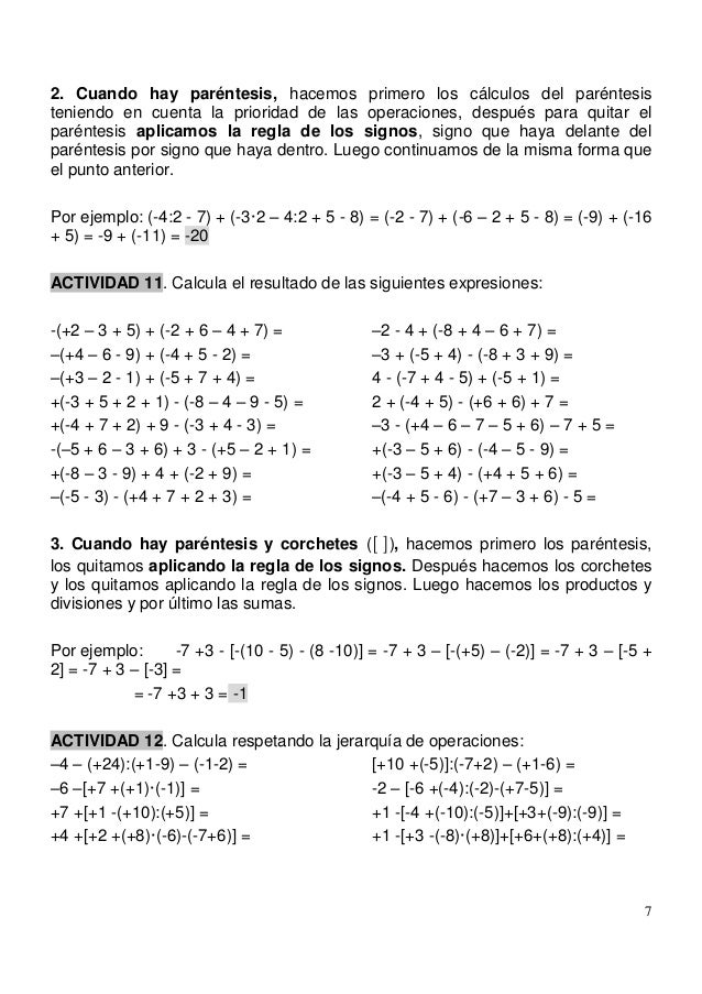 Un1 Numeros Enteros Matematicas 2º Pcpi Mv