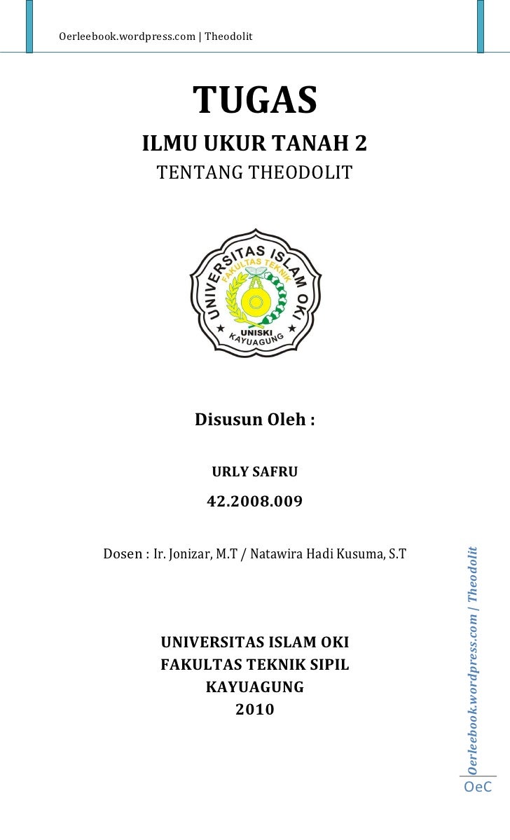 Pengertian ilmu ukur tanah Pengertian ilmu ukur tanah