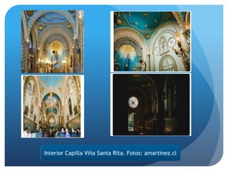 Interior Capilla Viña Santa Rita. Fotos: amartinez.cl

 