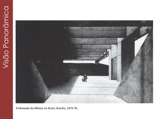 VisãoPanorâmica
Embaixada do México no Brasil, Brasília, 1974-76.
 