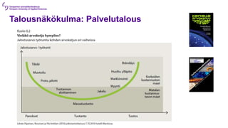 Talousnäkökulma: Palvelutalous
 