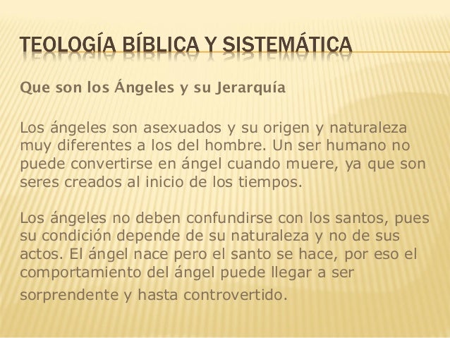 Teología bíblica y sistemática