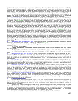 predominante era si una iglesia que creyera esa doctrina iba ahora a recibir al Hijo divino, encarnado, sacrificado,
resucitado y ascendido, de acuerdo a la pRm.esa. Y cuando fué superada esta prueba, lo cual dio como resultado la
formación de la iglesia de creyentes cristianos, el Espíritu Santo descendió para ocupar un lugar de pRm.inencia como la
piedra de toque de la verdadera fe. "El pecado de despreciar la persona del Espíritu Santo y rechazar su obra, es hoy de la
misma naturaleza que la idolatría de épocas pretéritas y que el rechazo de parte de los judíos de la persona del Hijo."
Así como el eterno Hijo se encarnó en el cuerpo humano en su nacimiento, así también el eterno Espíritu se
encarnó en la iglesia, la cual es su cuerpo. Esto ocurrió el día de Pentecostés, "el cumpleaños del Espíritu." Lo que la cuna
fué para Cristo encarnado, el Ap.osento alto fué para el Espíritu. Notemos lo que ocurrió en ese día memorable.
a. El nacimiento de la iglesia. "Y como se cumplieron los días de Pentecostés." Pentecostés era una fiesta del Antiguo
Testamento que ocurría 50 días después de la Pascua, por cuya razón se le denomina "Pentecostés," que significa
"cincuenta." Lea Lv._23:15-21. Notemos la posición que tiene el calendario festivo. (1) Primero venía la fiesta de la
Pascua, la cual conmemoraba la liberación de Israel de tierra de Egipto, en la noche cuando el ángel de la muerte dió
muerte a los primogénitos de Egipto, mientras que el pueblo de Dios comía el cordero en las casas selladas con la sangre.
Este cuadro es típico de la muerte de Cristo, el Cordero de Dios, cuya sangre nos protege del juicio de Dios. (2) El sábado
después de la noche de Pascua una gavilla de cebada, que había sido elegida de antemano, era cosechada por los
sacerdotes, y ofrecida delante de Jehová como las primicias de la cosecha. El principio era que la primera parte de la
cosecha debía ser ofrecido a Jehová en reconocimiento a su gobierno y propiedad. Después de esto, el resto de la cosecha
podía ser Lv.antado. Esto es un tipo de Cristo, "primicias de los que durmieron es hecho." 1Co_15:20. Cristo fué el
primero que fué cosechado del campo de la muerte, para ascender luego al Padre, y no morir Stg.ás. Puesto que él es los
primeros frutos, es la garantía de que todos los que creen en él le seguirán en la resurrección de vida eterna. (3) Debían
contarse 49 días desde la ofrenda mecida de la gavilla, y al quincuagésimo día - Pentecostés - dos panes, los primeros
panes hechos de la cosecha de trigo, eran mecidos delante de Dios. Antes que se hicieran más panes, y se comieran, los
dos panes de las primicias debían ser ofrecidos a Jehová en reconocimiento pos su gobierno sobre todo el mundo. Después
de eso, se podían hacer y comer otros panes. El significado es el siguiente: Los ciento veinte en el Ap.osento alto eran los
primeros frutos de la iglesia cristiana, ofrecidos ante el Señor por el Espíritu Santo 50 días después de la resurrección de
Cristo. Era la iglesia primogénita de los miles de iglesias que se han establecidos desde entonces durante los últimos
veinte siglos.
b La evidencia de la glorificación de Cristo. El descenso del Espíritu Santo fué un telegrama sobrenatural, por así
decirlo, que anunciaba el arribo de Cristo a la diestra del Padre. Lea Hch._2:33.
"¿Cómo saben que la mamá está en piso de arriba?" preguntó cierto caballero a sus sobrinos, mientras estudiaban la lección de la
escuela dominical.
"Yo la vi subir," dijo uno de ellos.
"¿Quieres decir que la viste cuando subía las escaleras?" dijo el caballero y añadió: "Quizá no haya llegado hasta arriba. O tal vez
haya ido a otro lado."
"Yo sé que está en el piso de arriba" respondió el más pequeño de los niños, "porque la llamé desde abajo y ella me contestó."
Los discípulos sabían que su Maestro había ascendido porque les había respondido por medio del estruendo del
cielo.
c. La consumación de la obra de Cristo. El éxodo quedó completo cincuenta días después de iniciado, es decir,
cuando en el Monte Sinaí, Israel fué organizado como el pueblo de Dios. De igual manera, el beneficio de la expiación no
quedó completo, en el más amplio sentido de la palabra, hasta el día de Pentecostés, cuando el derramamiento del Espíritu
Santo fué una señal de que el sacrificio de Cristo fué aceptado en el cielo y que había llegado el momento de proclaMr. su
obra terminada.
d. La unción de la iglesia. Así como en lo que a Cristo respecta su bautismo fué seguido de su ministerio de Gál.ilea,
así también el bautismo de la iglesia debía ser un Hch.o de preparación para el ministerio de alcance mundial que seguiría,
un ministerio no como el de Jesús, que constituyó la creación de un nuevo orden, sino un ministerio de simple testimonio,
y que sin embargo, solo se podía cumplir con el poder del Espíritu de Dios.
e. La morada del Espíritu en la iglesia. Después de la organización de Israel en Sinaí, Jehová descendió para morar
en su medio, estableciéndose su presencia en el Tabernáculo. El día de Pentecostés, el Espíritu Santo descendió para
morar en la iglesia como su templo, estableciéndose su presencia en el cuerpo colectivo e individualmente en los
cristianos. El Espíritu Santo pasó a ocupar su cargo para administrar los asuntos del reino de Cristo. Este hecho es
reconocido en todo el libro de los Hechos, por ejemplo, cuando Ananías y Safíra mintieron a Pedro, mintieron en realidad al
Espíritu Santo, que moraba y ministraba en la iglesia.
f. El comienzo del período del Espíritu Santo. El derramamiento pentecostal no fué solamente un despliegue de
poder tendiente a llaMr. la atención y alentar la investigación con respecto a la nueva fe. Fué el comienzo de un nuevo
período en el plan divino de los siglos. Fué el advenimiento del Espíritu así como la encarnación fué el advenimiento del
Hijo. Dios envió a su Hijo al mundo y cuando su misión habíase cumplido, envió el Espíritu de su Hijo para que se hiciera
cargo de la labor bajo las nuevas condiciones.
2. El ministerio del Espíritu.
El Espíritu Santo es el representante de Cristo, a quien le ha sido encomendada la administración completa de la
iglesia hasta que venga Jesús. Cristo tomó su asiento en el cielo como "la cabeza sobre todas las cosas a la iglesia," y el
Espíritu Santo descendió para comenzar la obra de edificar el cuerpo de Cristo. La perfección del cuerpo de Cristo es el
propósito final del Consolador.
La creencia en la dirección del Espíritu Santo estaba profundamente arraigada en la iglesia primitiva. No existía
esfera de la vida donde su autoridad no fuera reconocida y donde esa autoridad no hubiese sido experimentada. La iglesia
se colocaba sin reservas bajo la dirección del Espíritu Santo. La iglesia continuó rechazando formas fijas o estereotípicas
de adoración hasta que a fines del siglo primero, la influencia del Espíritu Santo comenzó a decaer, y los principios y
prácticas eclesiásticas ocuparon el lugar del Espíritu Santo, en la dirección de la iglesia.
El gobierno del Espíritu Santo es reconocido en los siguientes aspectos de la vida de la iglesia:
100
 