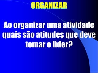 APRESENTAÇÕES AJUDAM OU DESTROEMFale sobre o que é certo e errado na apresentação de um líder, e até que ponto isso pode comprometer o seu trabalho.