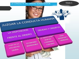 TEMA 5LA CONDUCTA DEL OBRERO ADMISTRADOR
 