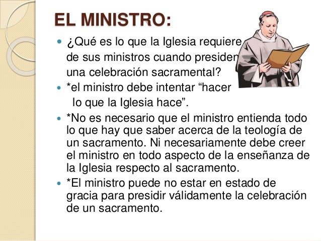Que Es Un Ministro De La Iglesia