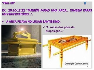  “A mesa dos pães da
proposição...”
8
 