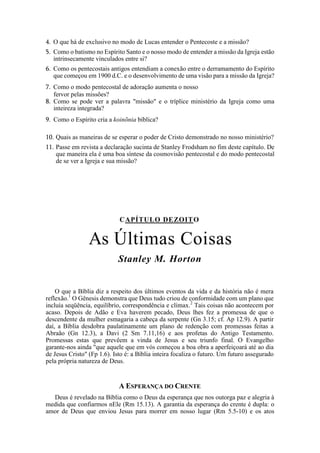 Teologia sistematica (Stanley Horton)