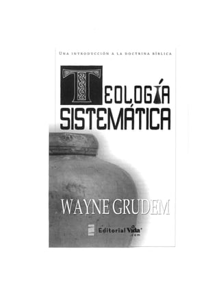 UNA INTRODUCCIÓN A LA DOCTRINA BÍBLICA
~;g" ." ~
" .'1 ..
· TEMATICA
UNA INTRODUCCIÓN A LA DOCTRINA BÍBLICA
~;g" ." ~
" .'1 ..
· TEMATICA
 