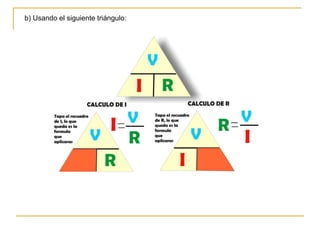 b) Usando el siguiente triángulo:  