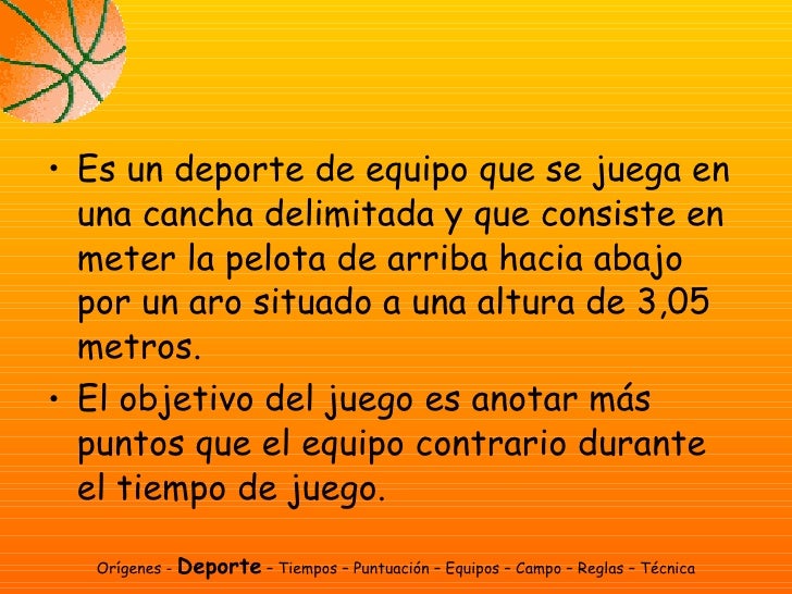 Reglas del baloncesto resumidas para niños