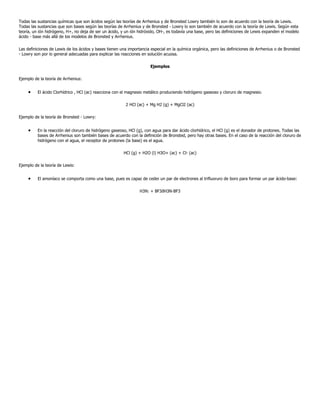 Teoría de ácidos y bases de svante august arrhenius