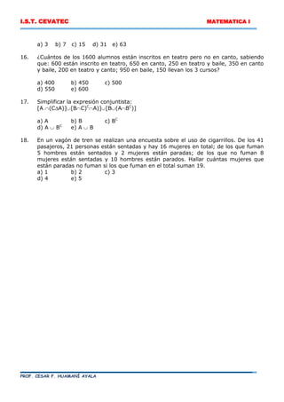 TeoríA de Conjuntos