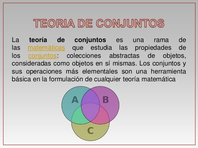 Teoría de conjuntos