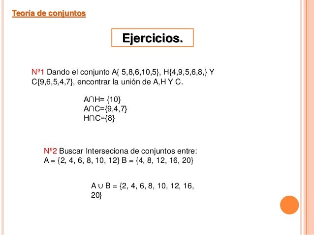 Teoría de conjuntos