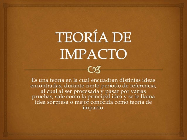 Teoria de impacto