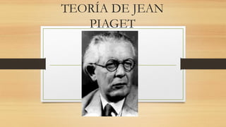 TEORÍA DE JEAN
PIAGET
 