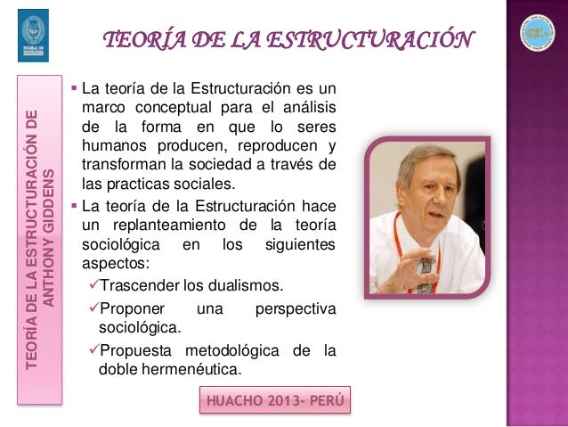 Resultado de imagen para LA TEORÍA SOCIAL DE ANTHONY GIDDENS