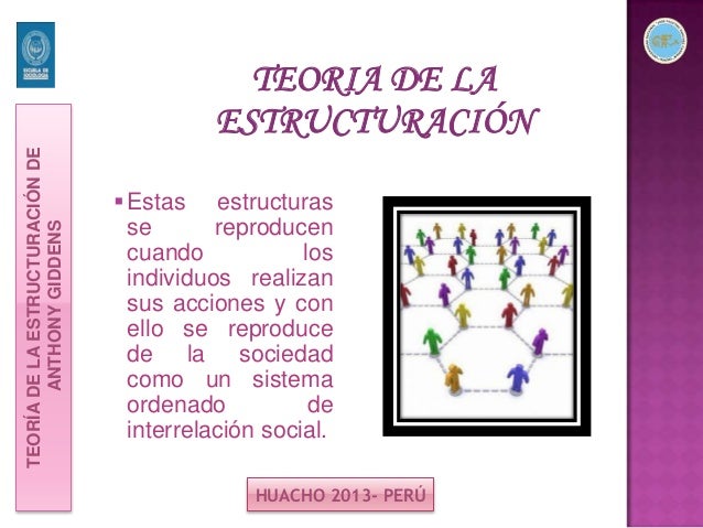 Teoría de la estructuración de anthony giddens