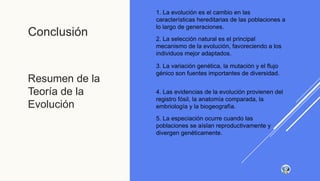 Teora de la Evolucin Un Viaje a Travs del Tiempo.pptx