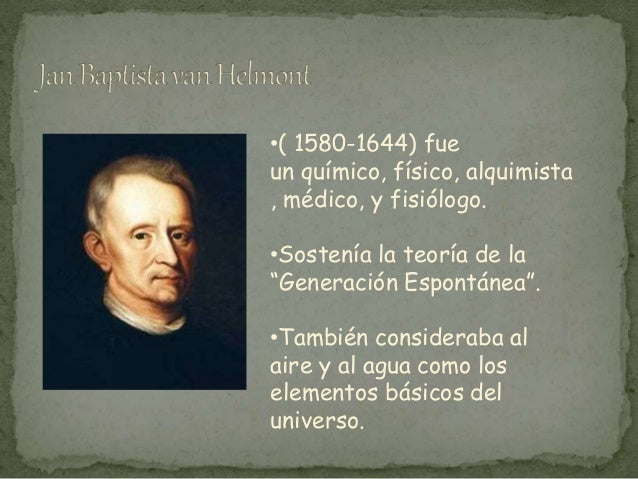 Teoría de la generación espontánea