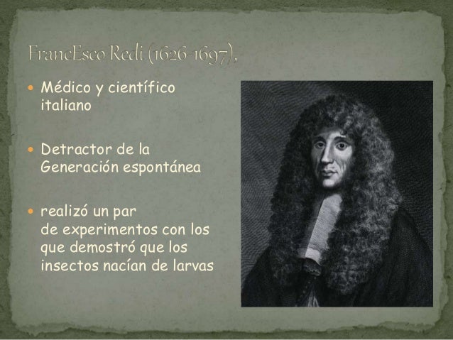 Teoría de la generación espontánea