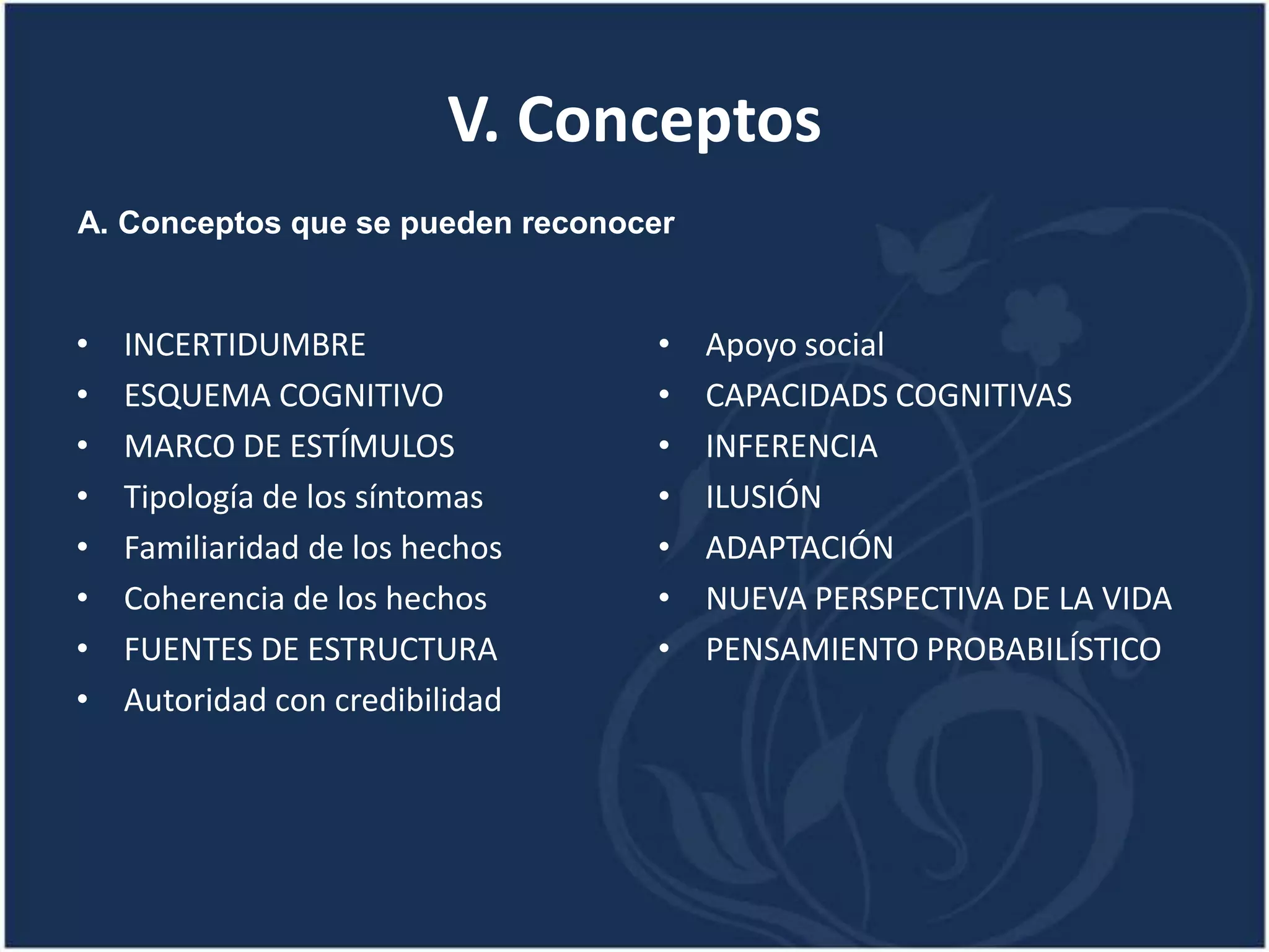 Teoría de la incertidumbre frente a la enfermedad | PPTX