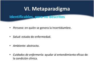 Teoría de la incertidumbre frente a la enfermedad | PPTX