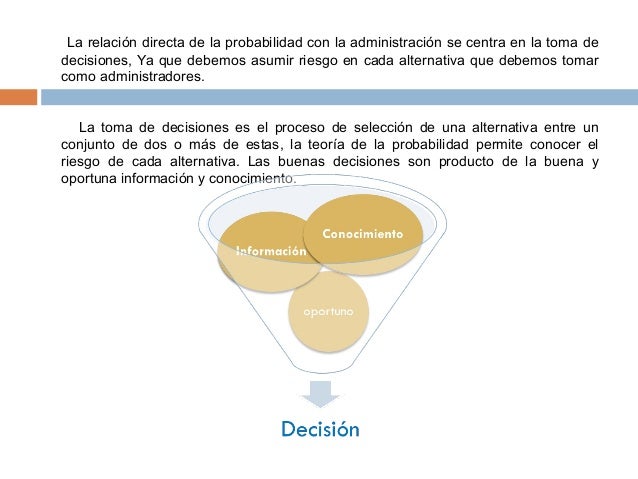 Teoría de las Probalidades